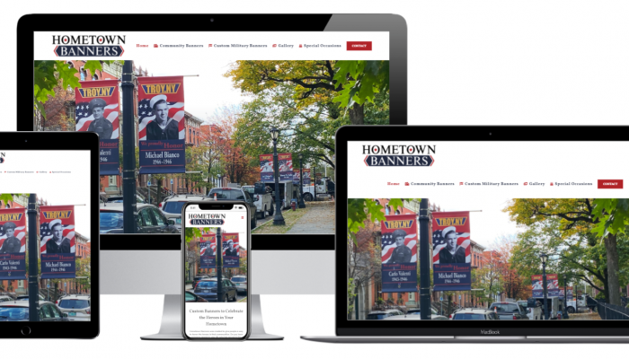 Hometown Banners Website Design Albany, NY