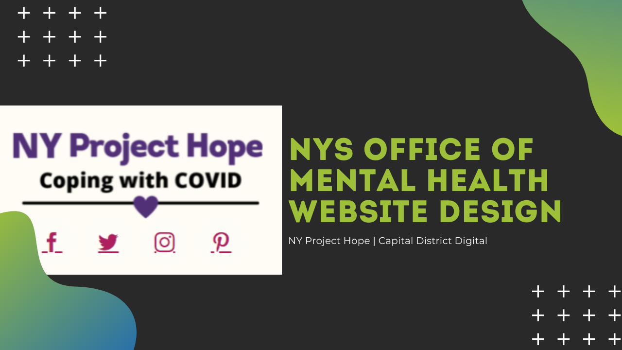 NY Project Hope Website Design - NYS Department of Mental Health Website Design