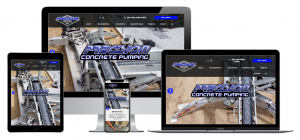 Precision Concrete Pumping Website Design Albany NY