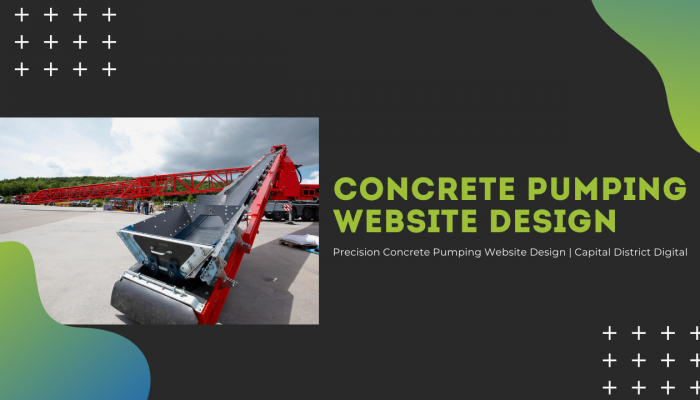 Precision Concrete Pumping Website Design Albany, NY