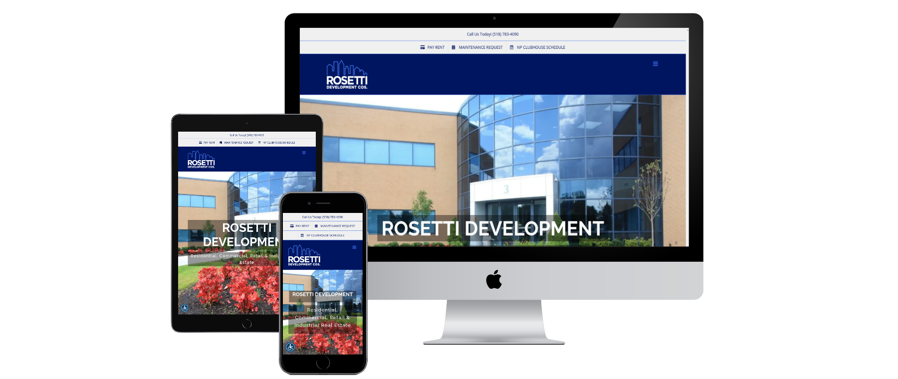 Rosetti Development Website Design Latham, NY