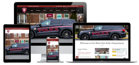 Watervliet Police Department Website Design