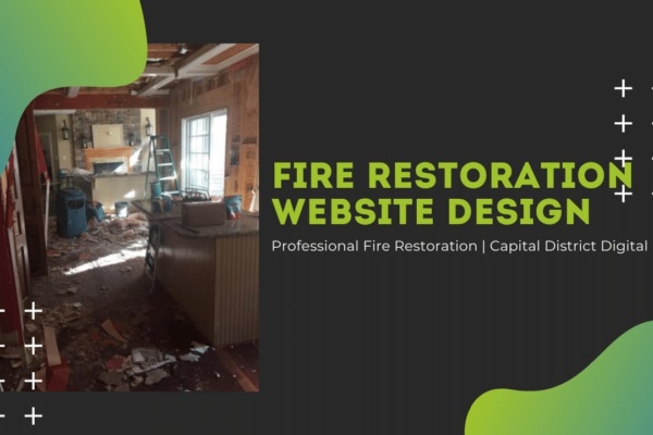 Fire Restoration Website Design Albany, NY
