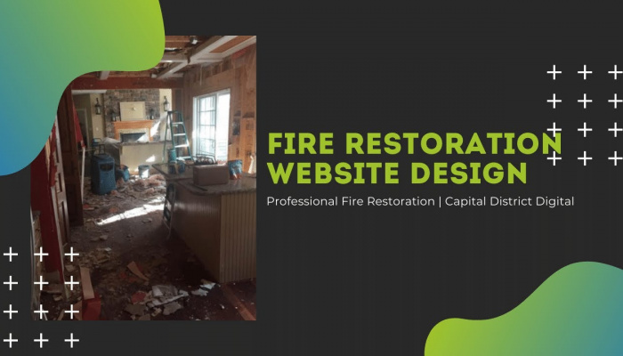 Fire Restoration Website Design Albany, NY
